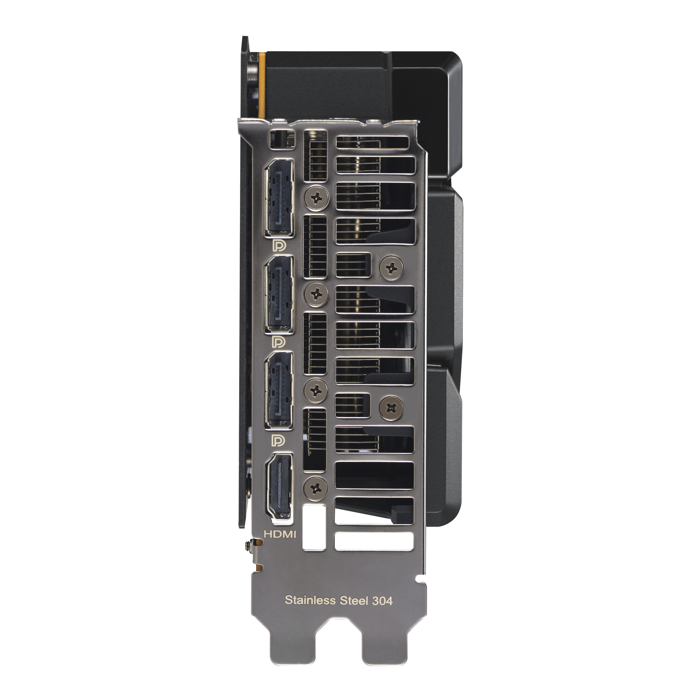 Grafikkarten-Auslässe, PCIe-Slot, HDMI, D-Sub, Stainless Steel 304