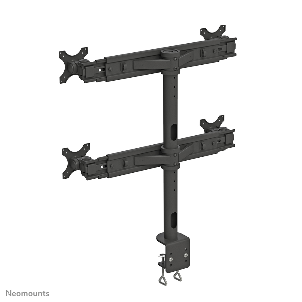 Neomounts Monitor-Tischhalterung - Klemme - 8 kg - 48,3 cm (19 Zoll) - 76,2 cm (30 Zoll) - 100 x 100 mm - Schwarz