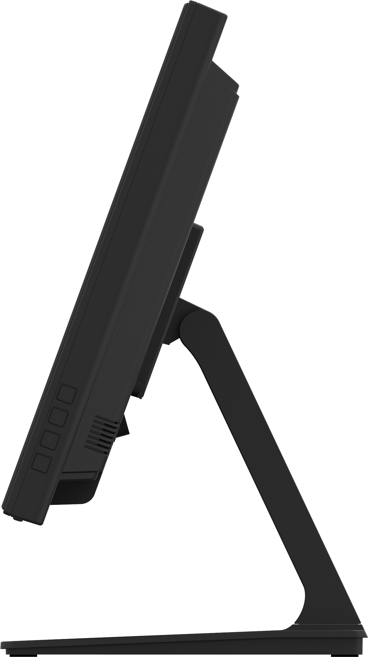 monitor, desktop, stand, schwarz, neigen