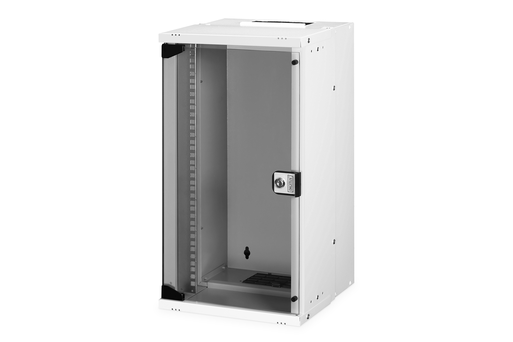 serverrack, gehäuse, metall, silber, schloss
