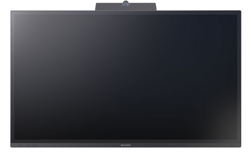 Monitor, Webcam, schwarzes Gehäuse, dünner Rahmen