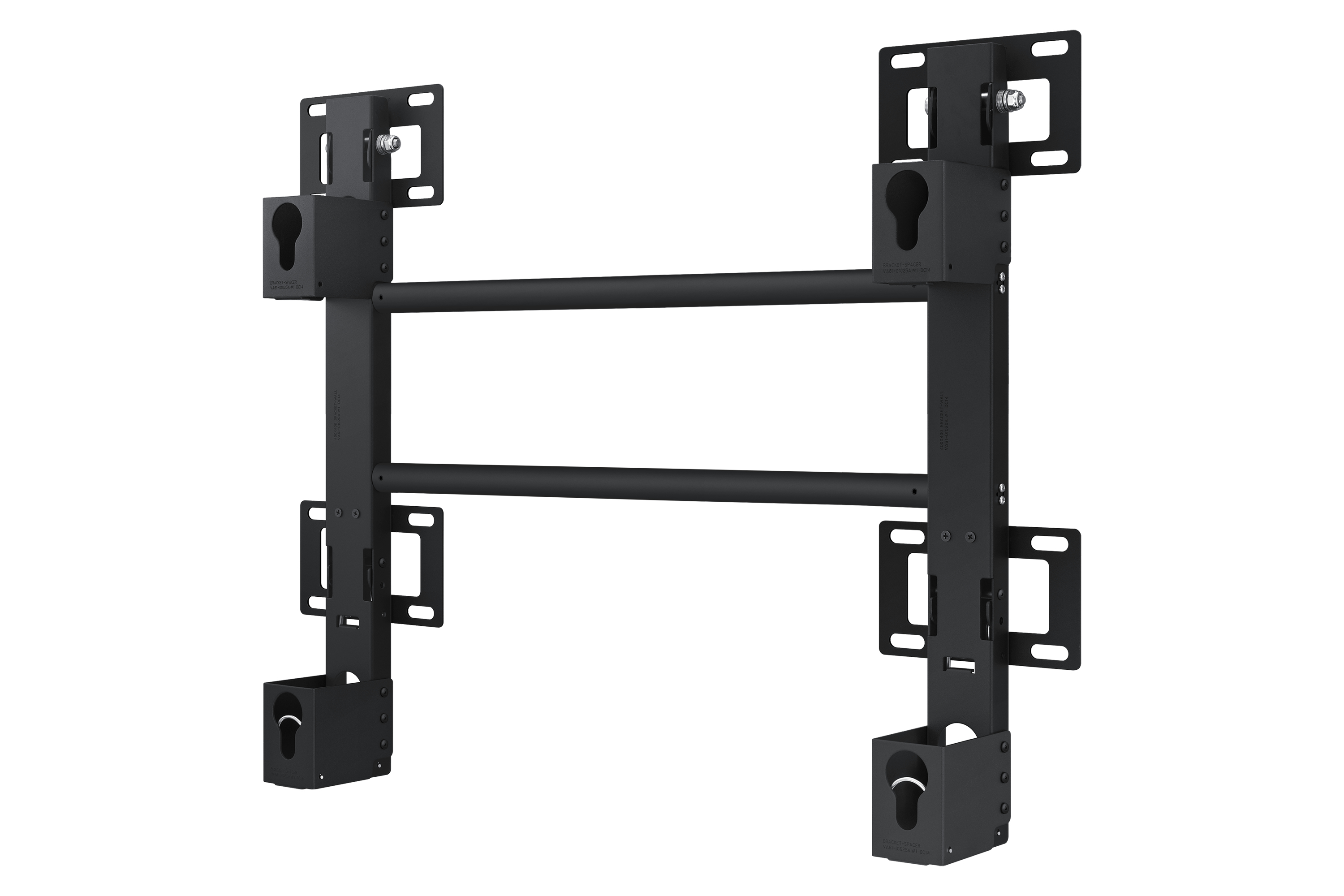 tv-wandhalterung, wandhalterung, doppelarm, verschliessbar, metall