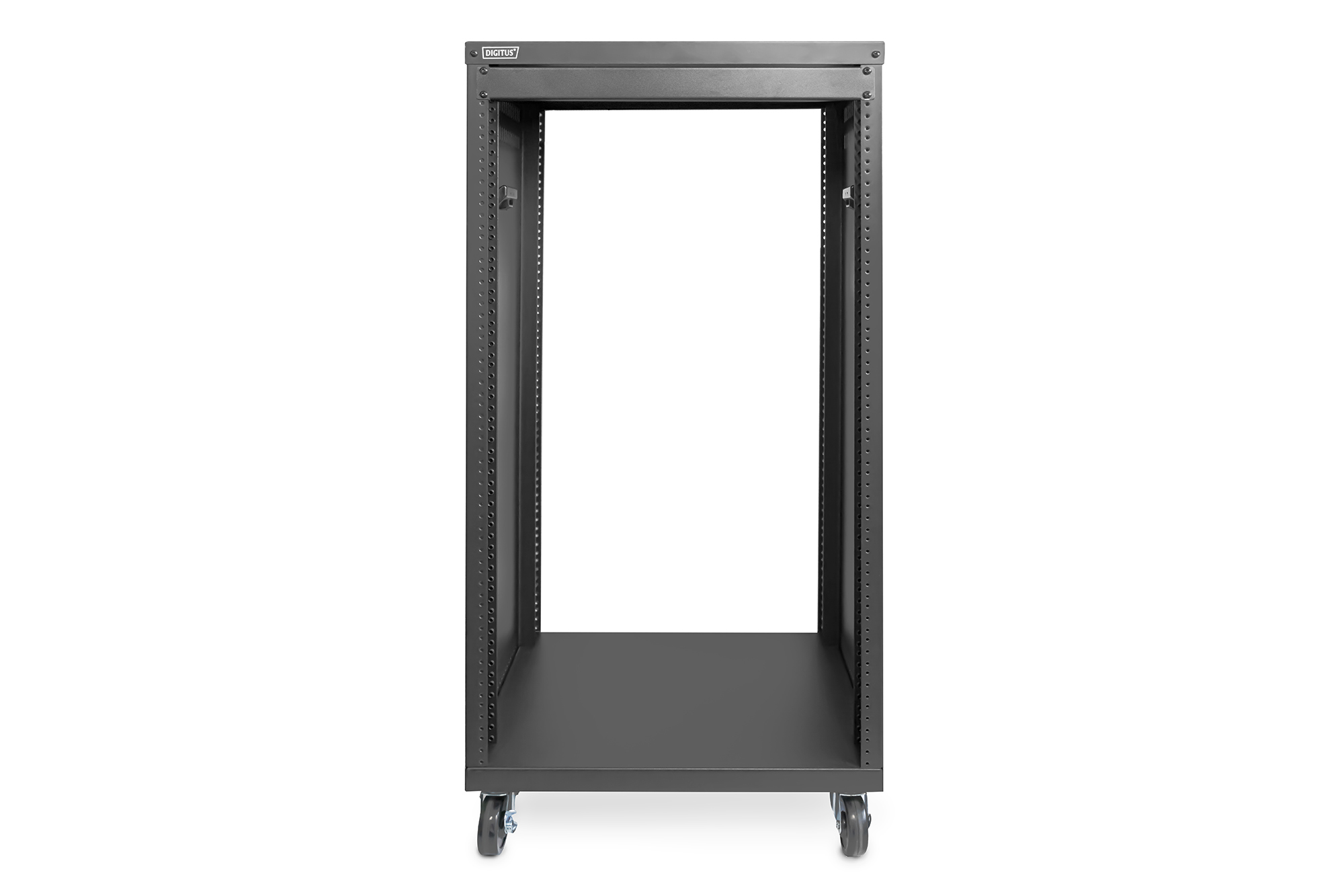 DIGITUS DN-48002 Universal 19-Zoll Equipment Rack mit Rollen, 21HE DIGITUS DN-48002 Universal 19-Zoll Equipment Rack mit Rollen, 21HE