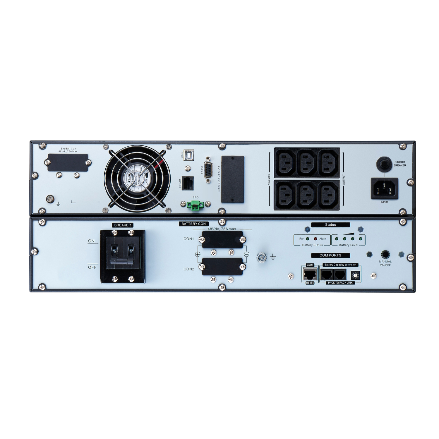 APC SRVL1KRILRK - Easy UPS On-Line Li-Ion SRVL RT Ext. Runtime 1000VA 230V, mit Rail Kit Computerausrüstung, Elektronik, Hardware