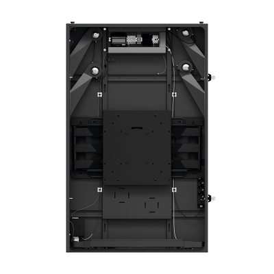 server chassis, rack mount, metal frame, black color, internal components