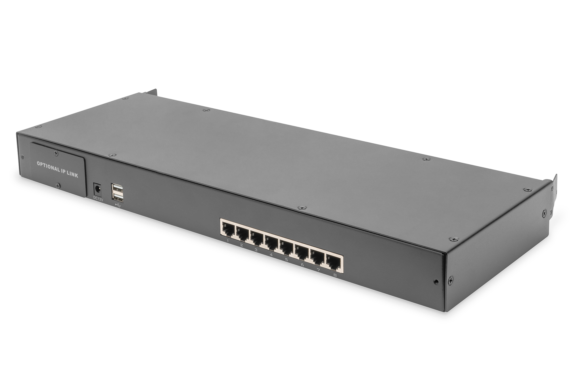 DIGITUS DS-72216 Modularer CAT 5 KVM-Switch, 8-Port DIGITUS DS-72216 Modularer CAT 5 KVM-Switch, 8-Port