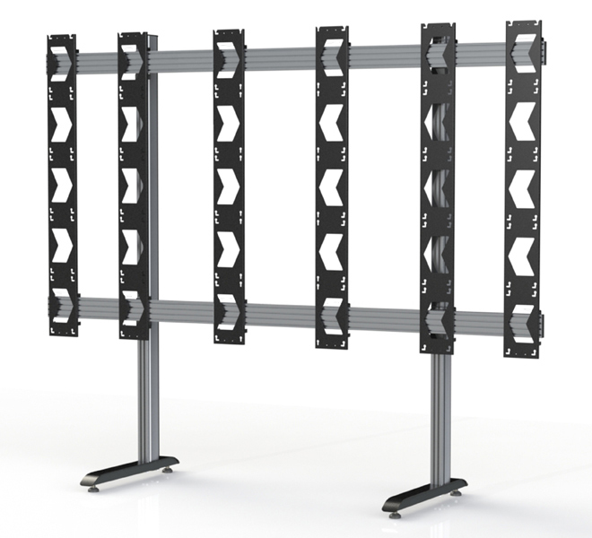 B-TECH SYSTEM X - Floor Stand for Unilumin UpanelS 5x5 DVLED Videowalls BT93UNIUPS-S-5X5/BB B-TECH SYSTEM X - Floor Stand for Unilumin UpanelS 5x5 DVLED Videowalls BT93UNIUPS-S-5X5/BB