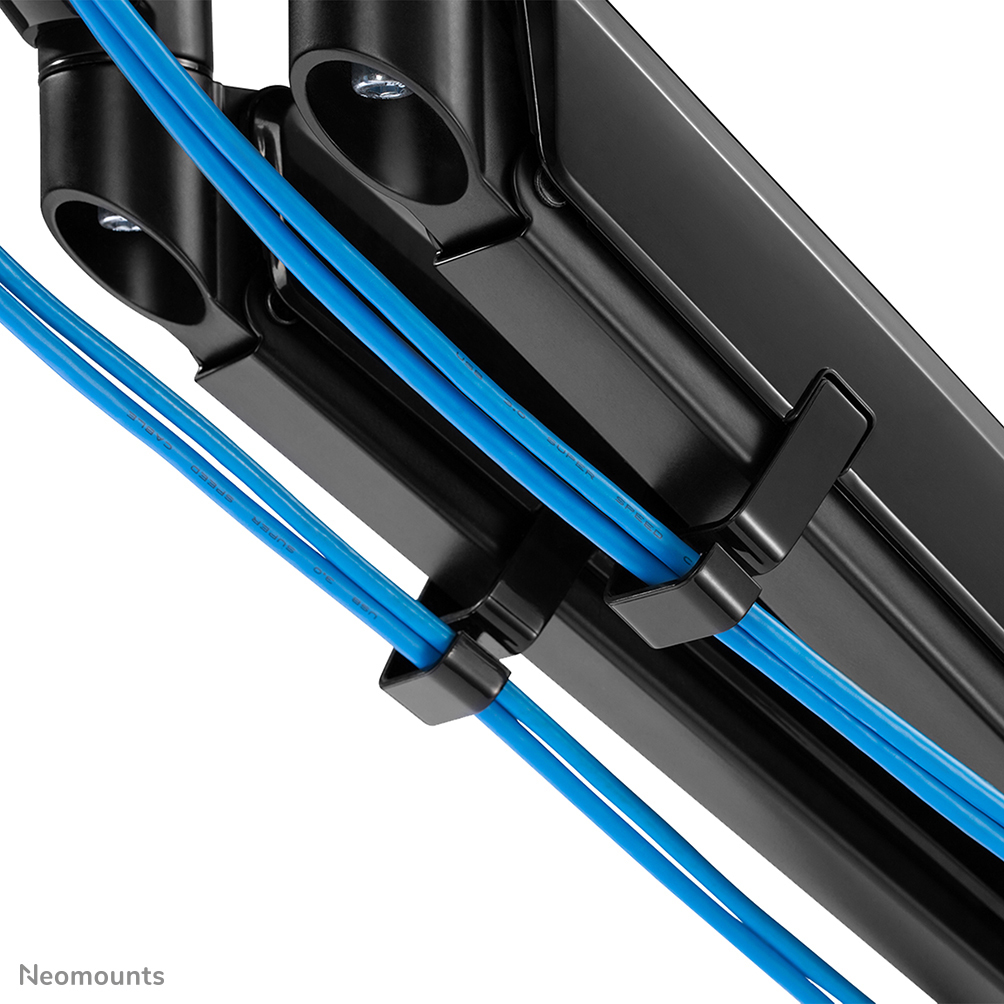 Neomounts Monitor-Tischhalterung - Klemme /Bolzen - 9 kg - 43,2 cm (17 Zoll) - 81,3 cm (32 Zoll) - 100 x 100 mm - Schwarz