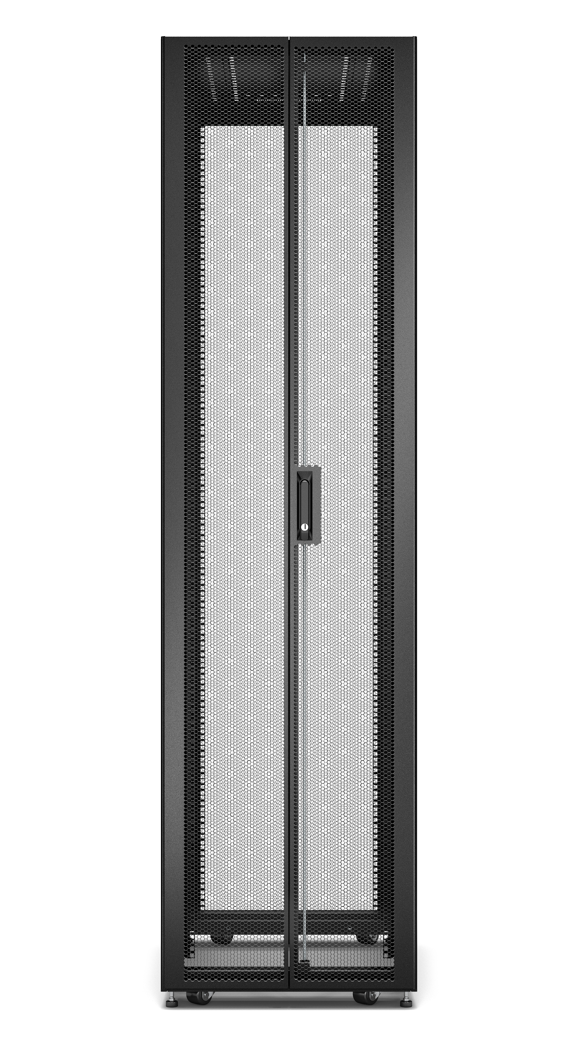 APC ER6802 - Easy Rack 600mm/48U/1000mm mit Roof, Side panel,castors,feet and 4 Brackets, No Bottom, black