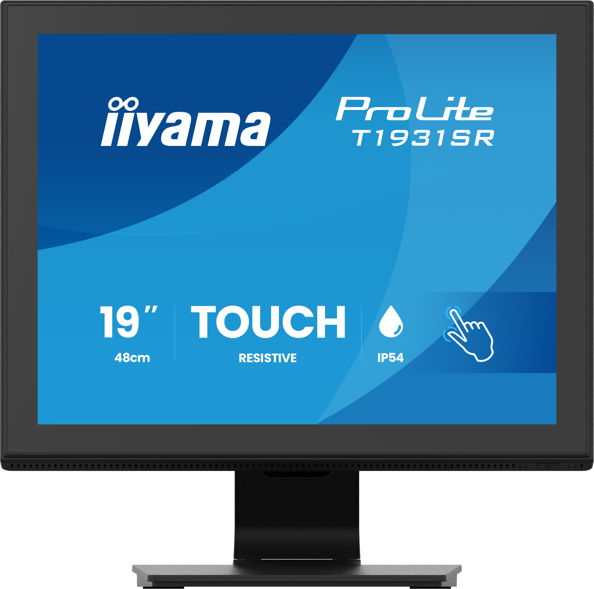 19 Zoll, Touchscreen, Monitor, Resistiv, IP54