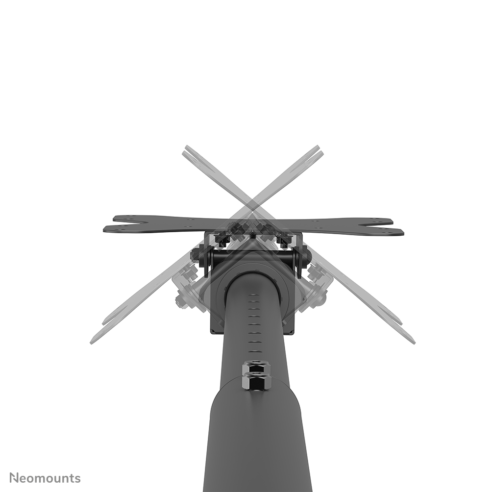 Neomounts TV Deckenhalterung neigbar, schwenkbar, drehbar (VESA 200x200) CL35-340BL12