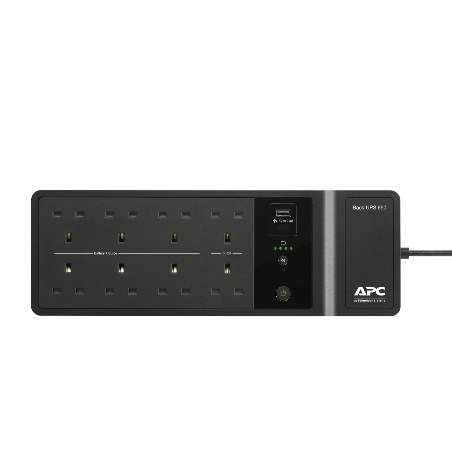 APC BE650G2-UK - Back-UPS 650VA, 230V, 1 USB charging port