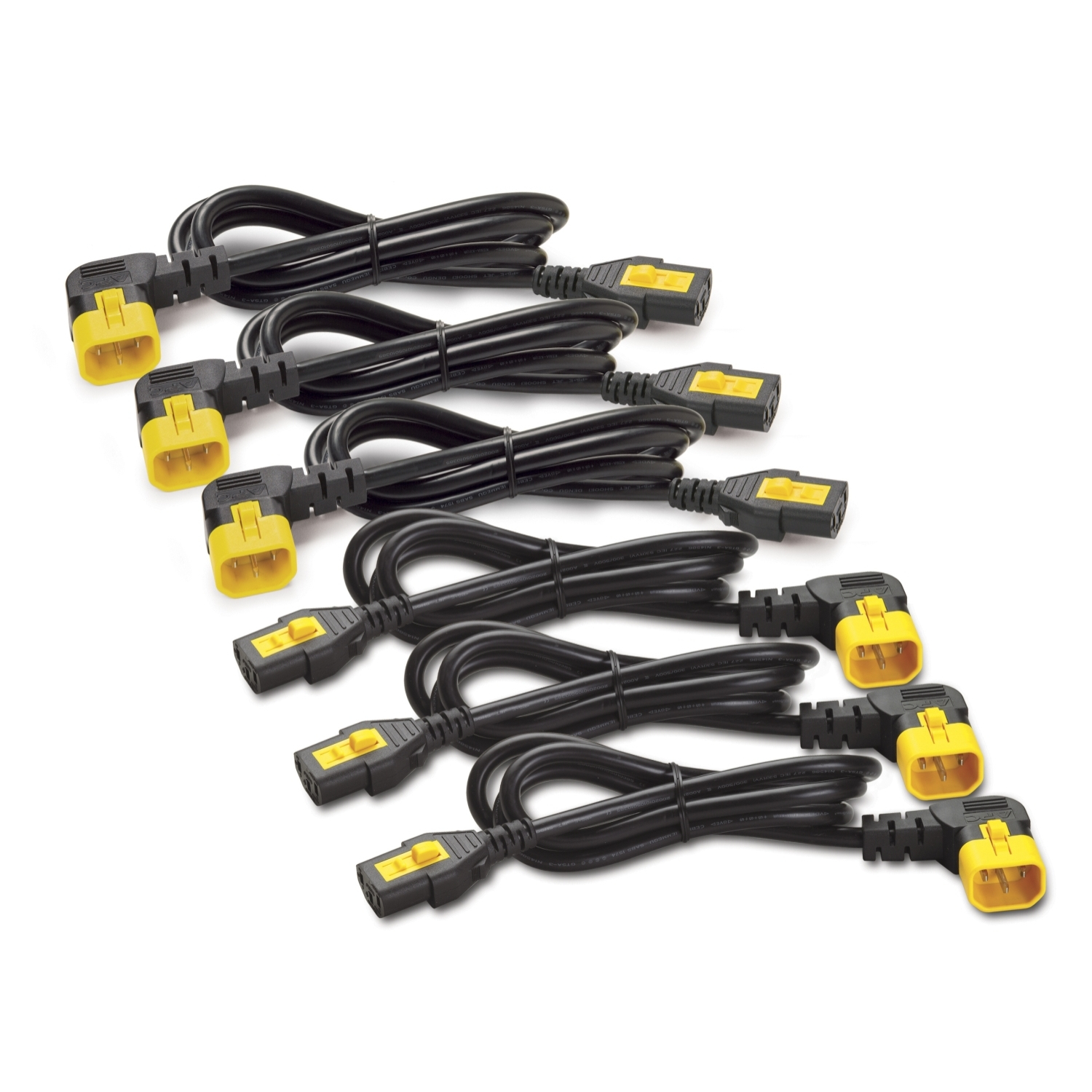 Netzteil-Kabel, DC-Stecker, gelber Stecker, 6er-Pack Kabel, Kabelbaugruppe