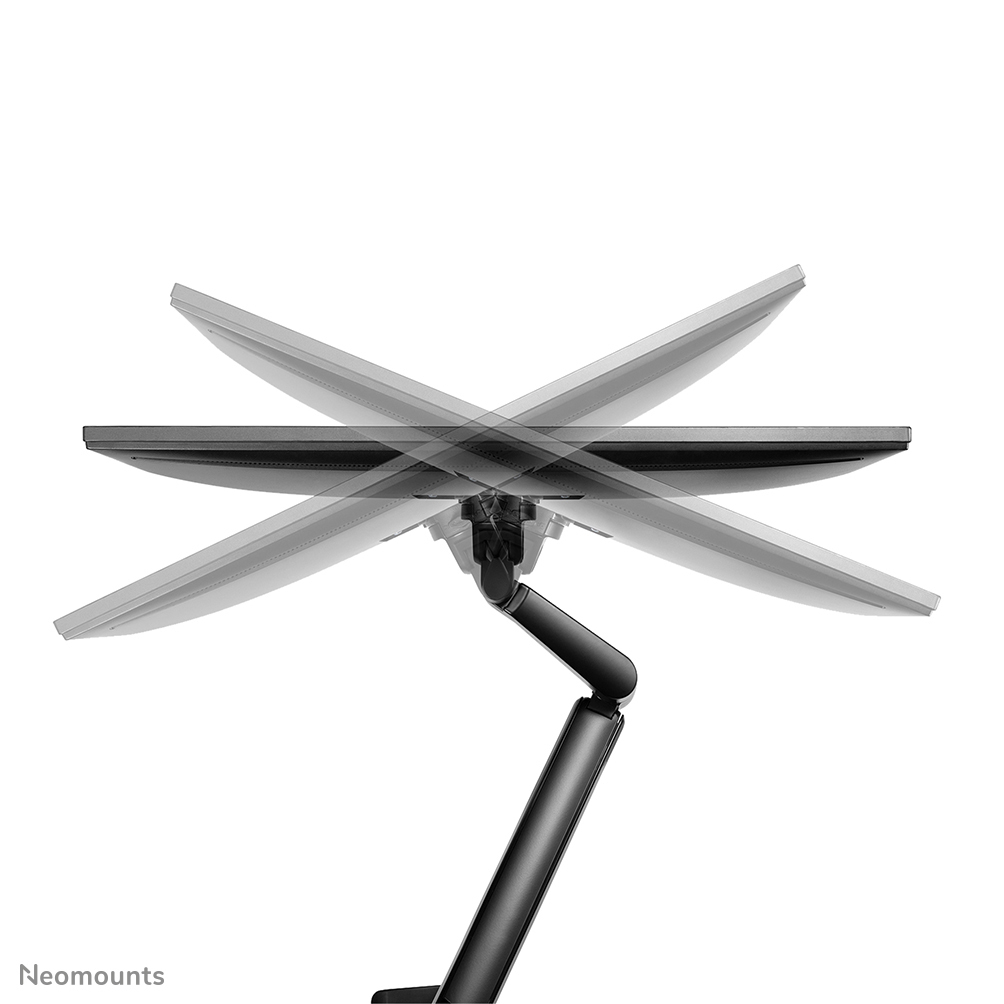 Neomounts Monitor-Tischhalterung - Klemme /Bolzen - 9 kg - 43,2 cm (17 Zoll) - 81,3 cm (32 Zoll) - 100 x 100 mm - Schwarz