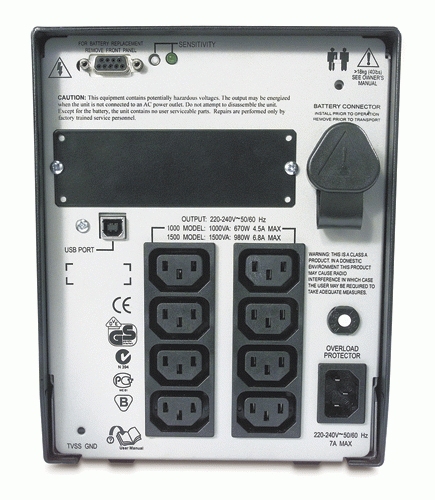 APC SUA1000UXI - Smart-UPS XL 1000VA USB & Serial 230V No Battery APC SUA1000UXI - Smart-UPS XL 1000VA USB & Serial 230V No Battery