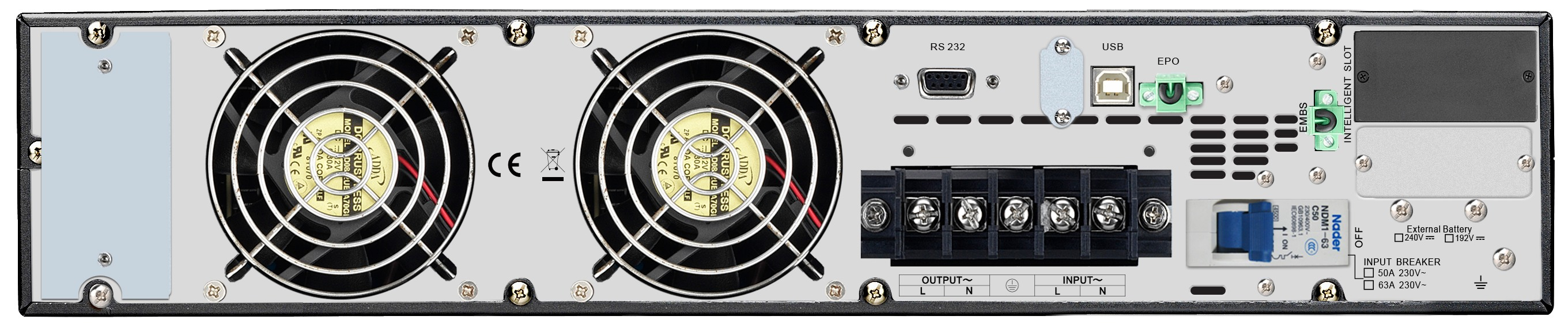 APC SRV10KRI - Easy UPS SRV RM 10000VA 230V
