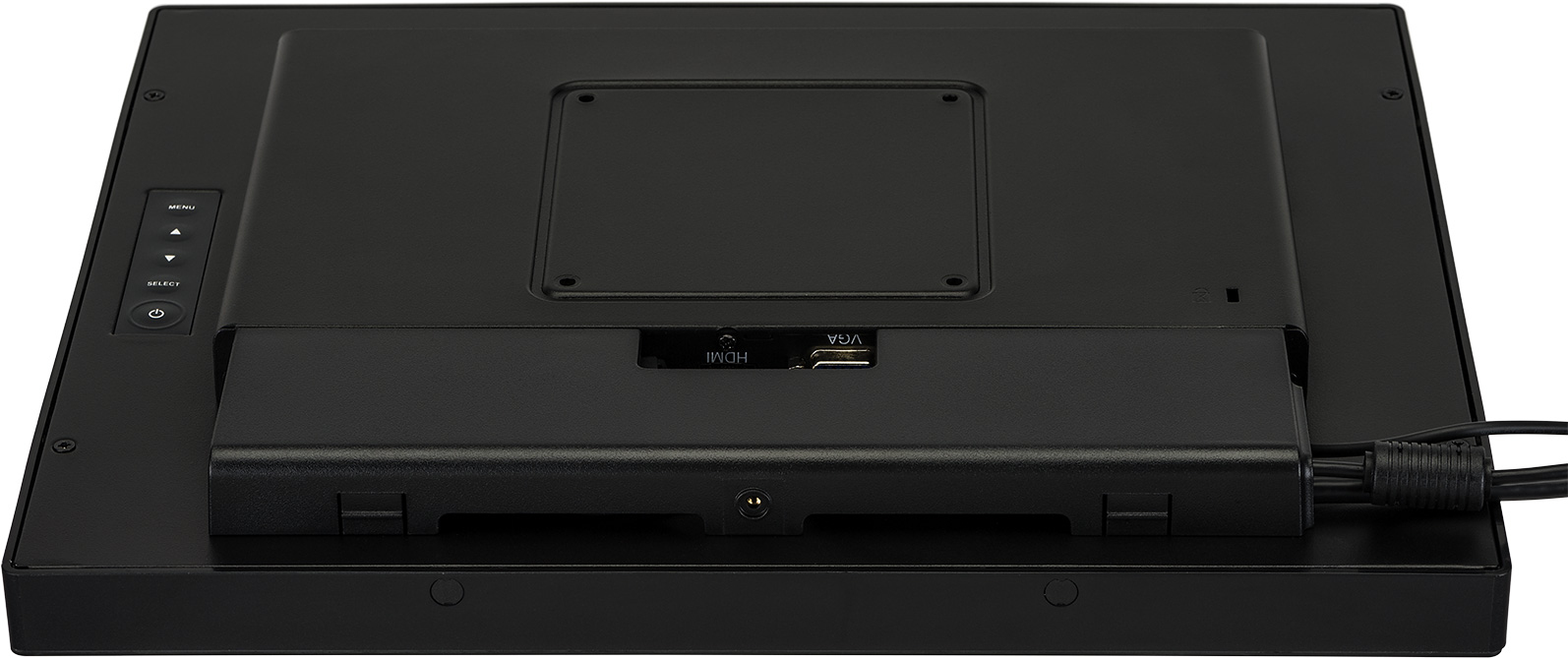 monitor, black, HDMI, VGA, standby power cable