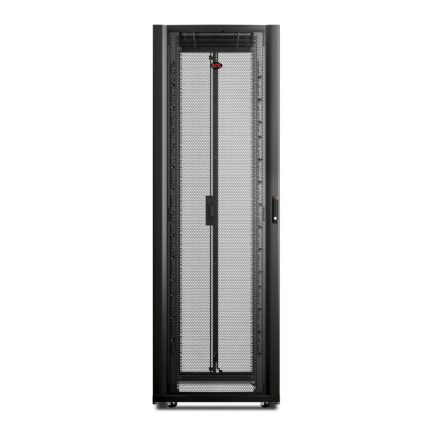 server rack, Schrank, Mesh-Tür, front ohne Glas, schwarz