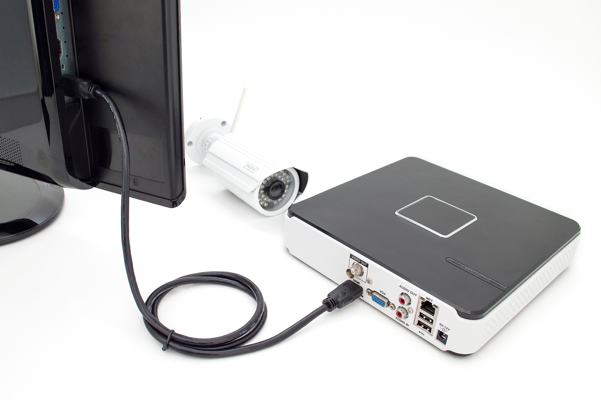 DIGITUS DK-330123-050-S HDMI Premium High Speed Anschlusskabel, Typ A St/St, 5.0m, Ethernet