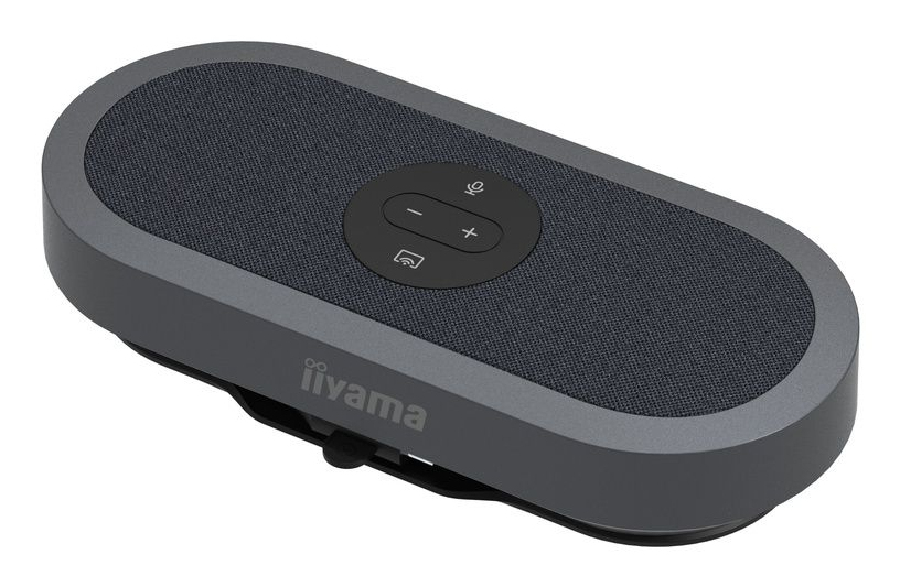 Bluetooth-Lautsprecher,  tragbarer Lautsprecher, Griffiertes Stoffoberfläche, Grauer Lautsprecher, Bedienelemente