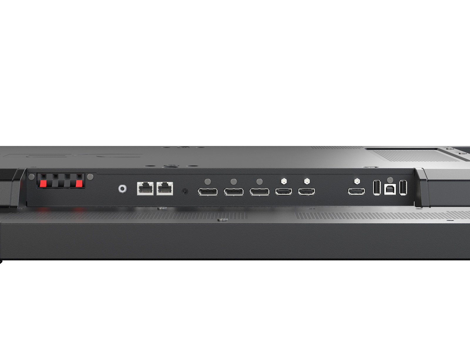 Serverrack, HDMI, Ethernet, USB-C, Power ports