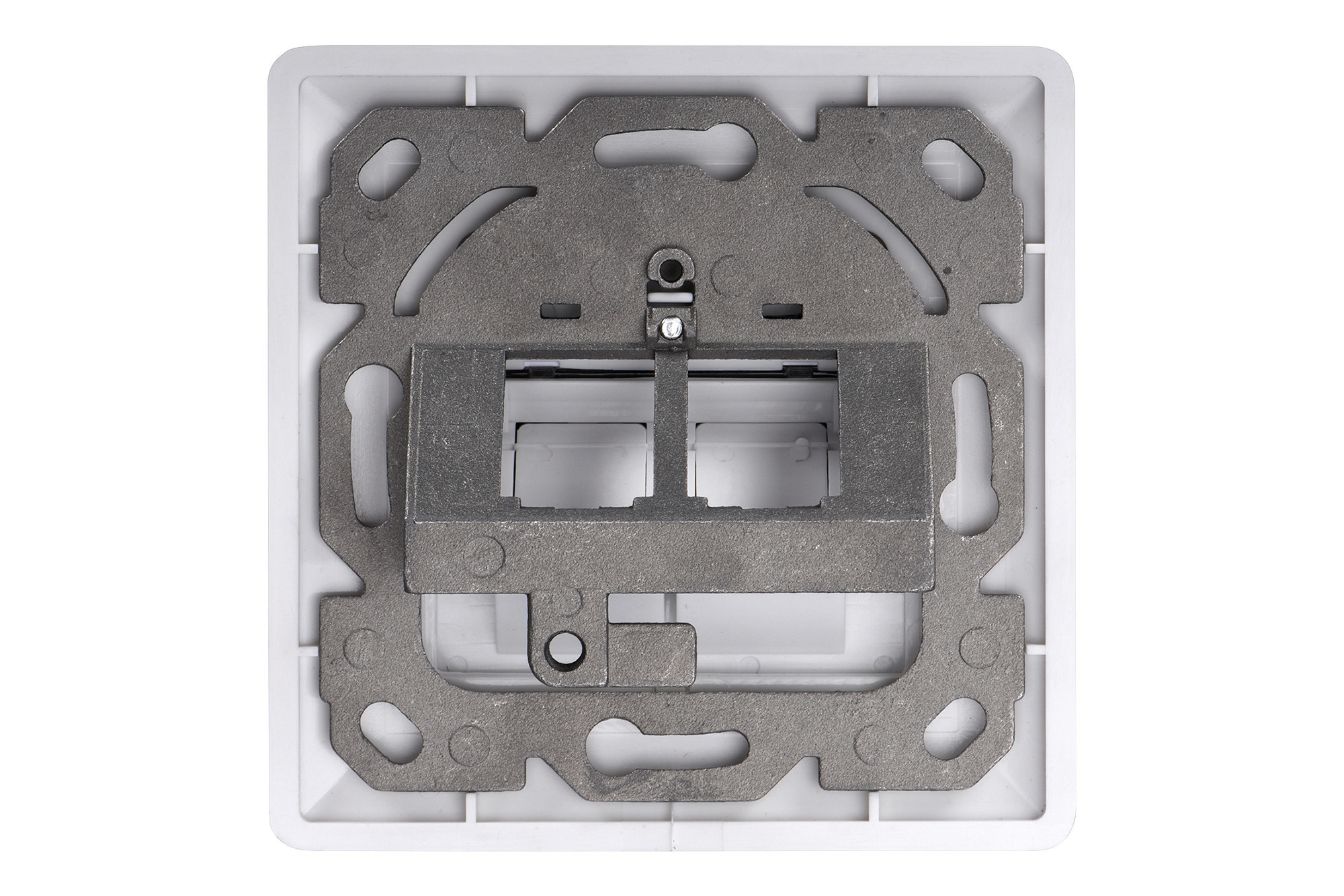 DIGITUS DN-93801-1 Leerdose für Keystone Module, Rahmen 80x80 mm + Zentralplatte 50x50 mm DIGITUS DN-93801-1 Leerdose für Keystone Module, Rahmen 80x80 mm + Zentralplatte 50x50 mm