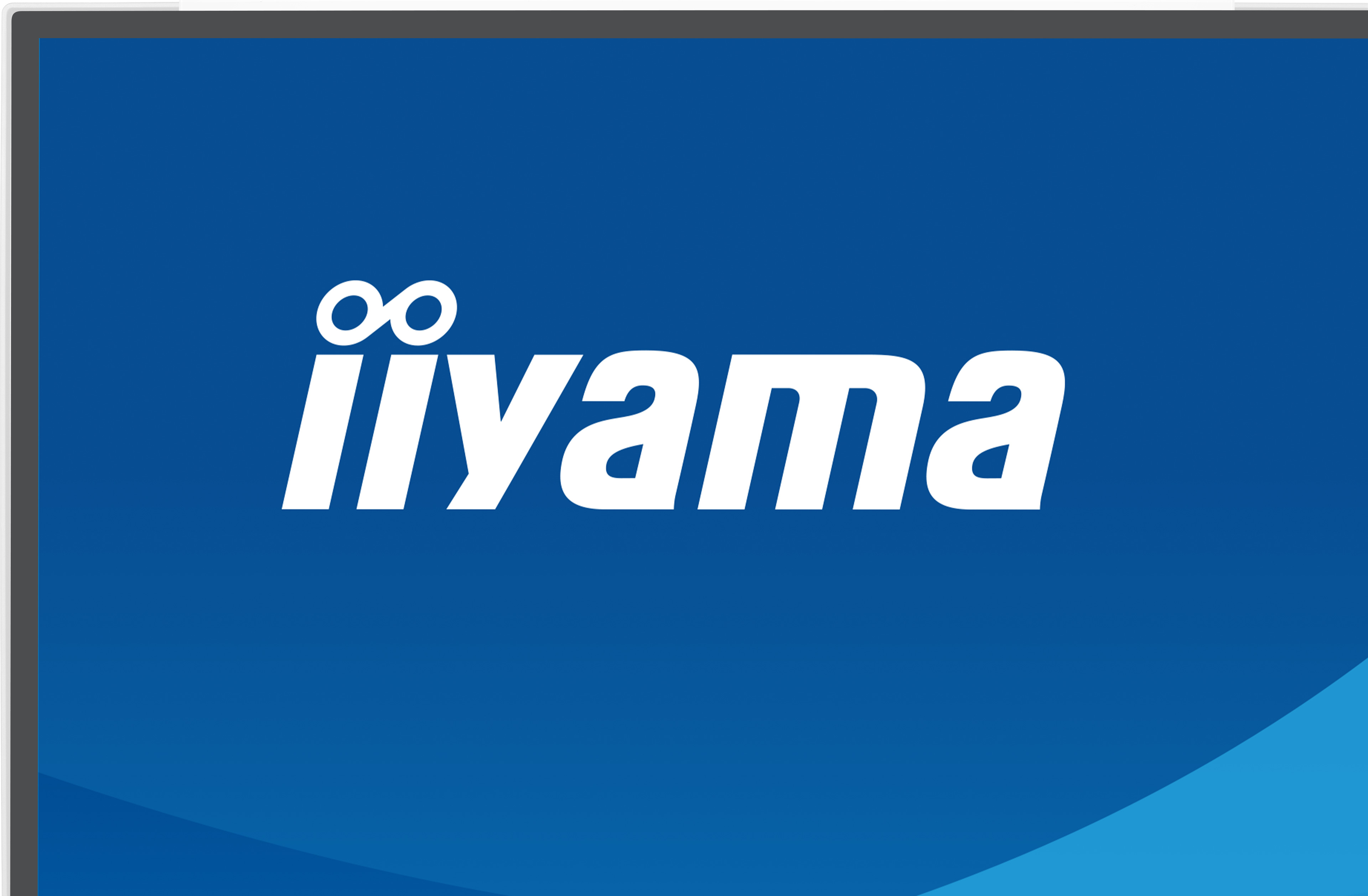 Monitore, Bildschirm, Display, Iiyama Logo, Blauer Verlauf
