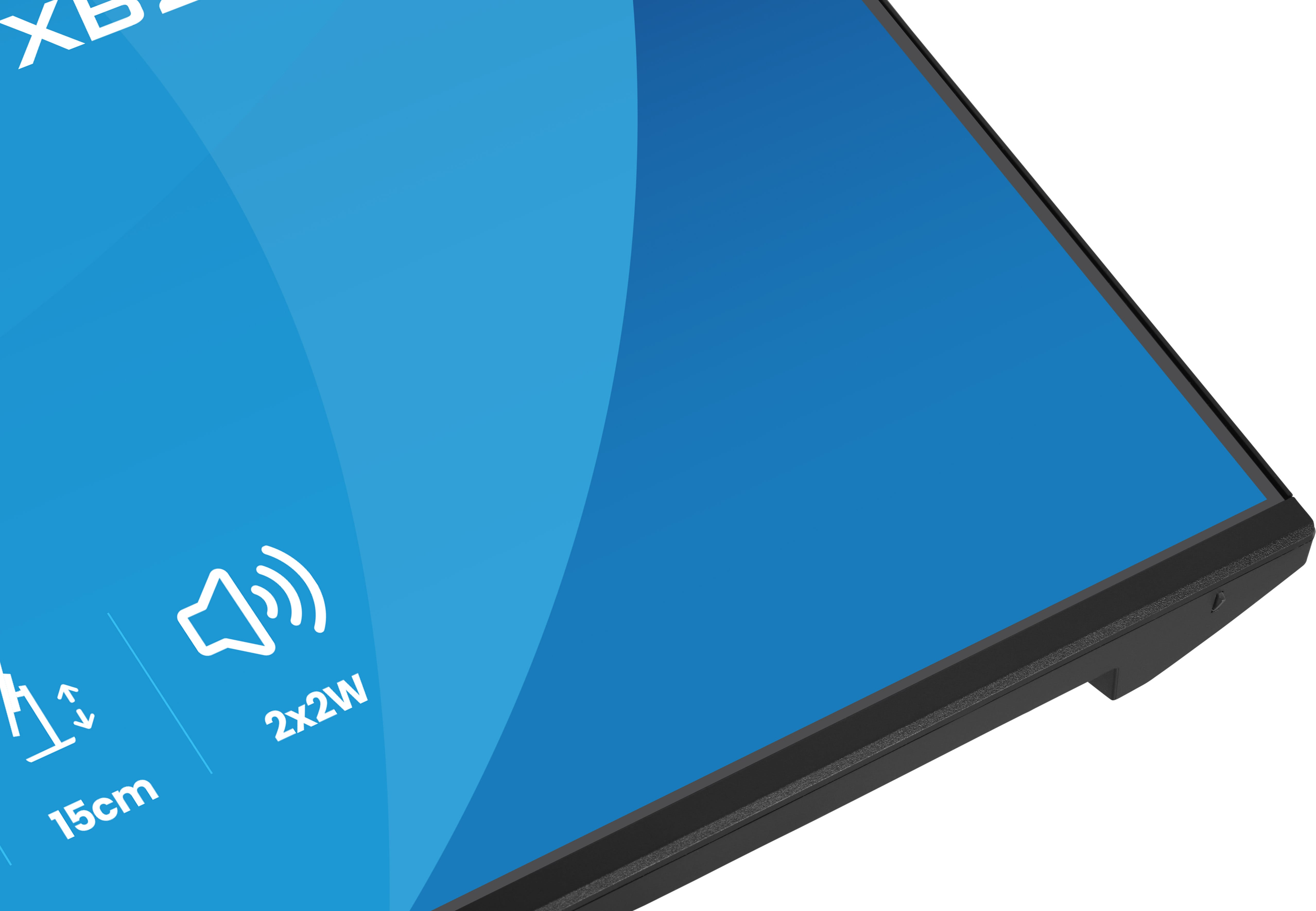 Monitor, Bildschirm, LED, 15cm, 2x2W