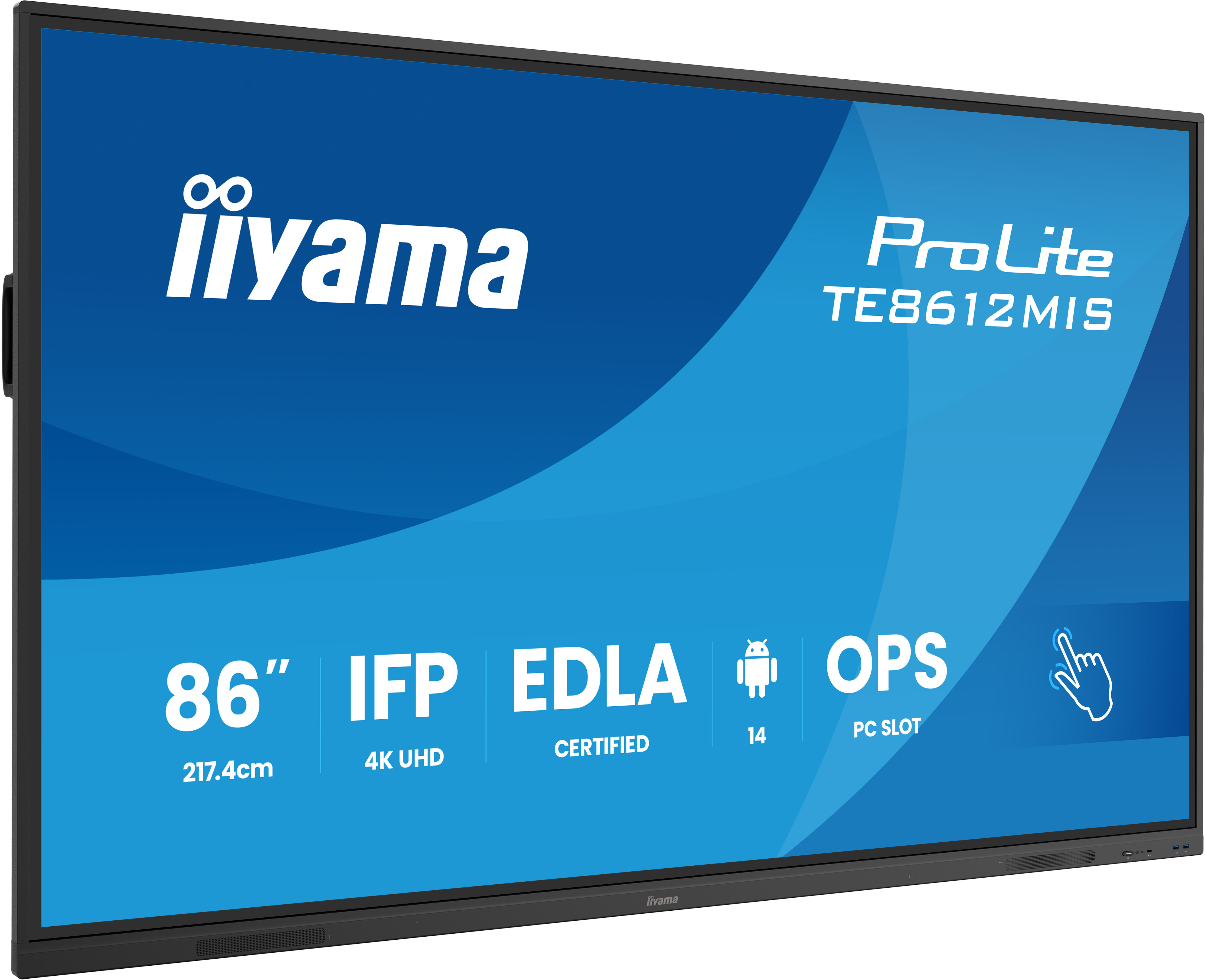 IIYAMA LFD ProLite TE8612MIS-B4AG Bildschirm, Computer-Hardware, Computerausrüstung, Überwachen, FERNSEHER