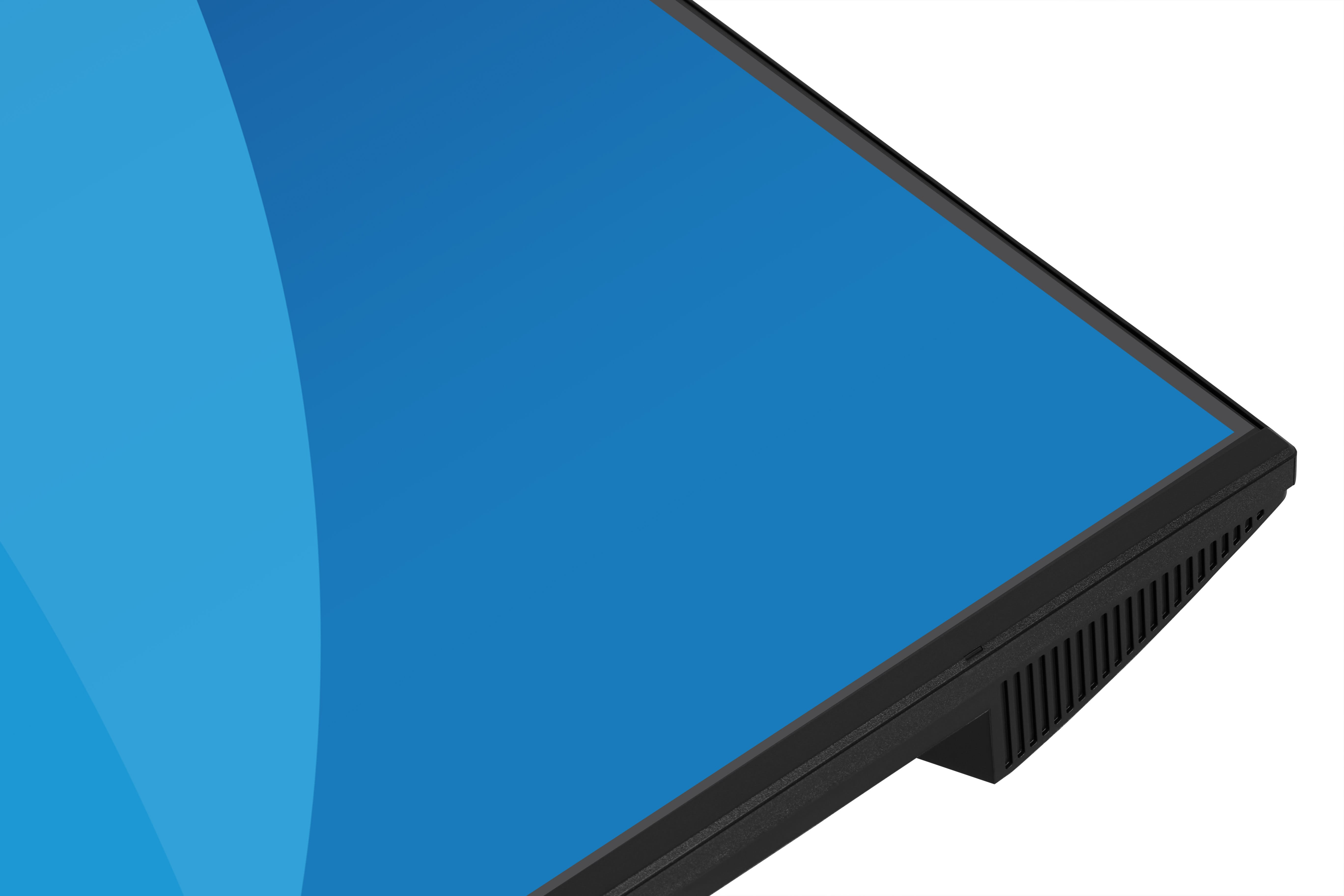 laptop, laptopdeck, blaue deckel, graphische blau, belüftete kante