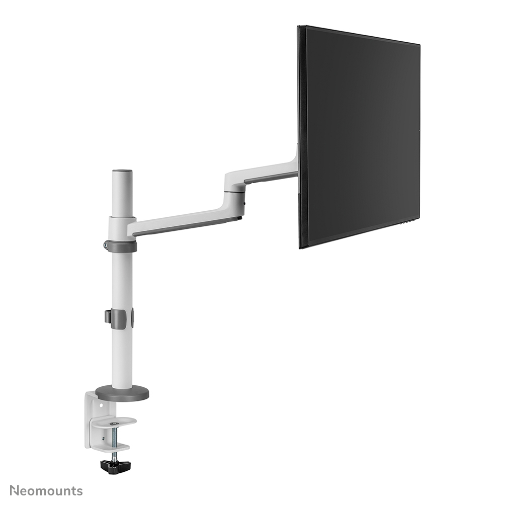 Neomounts Monitor-Tischhalterung - Klemme /Bolzen - 8 kg - 43,2 cm (17") - 68,6 cm (27") - 100 x 100 mm - Weiß