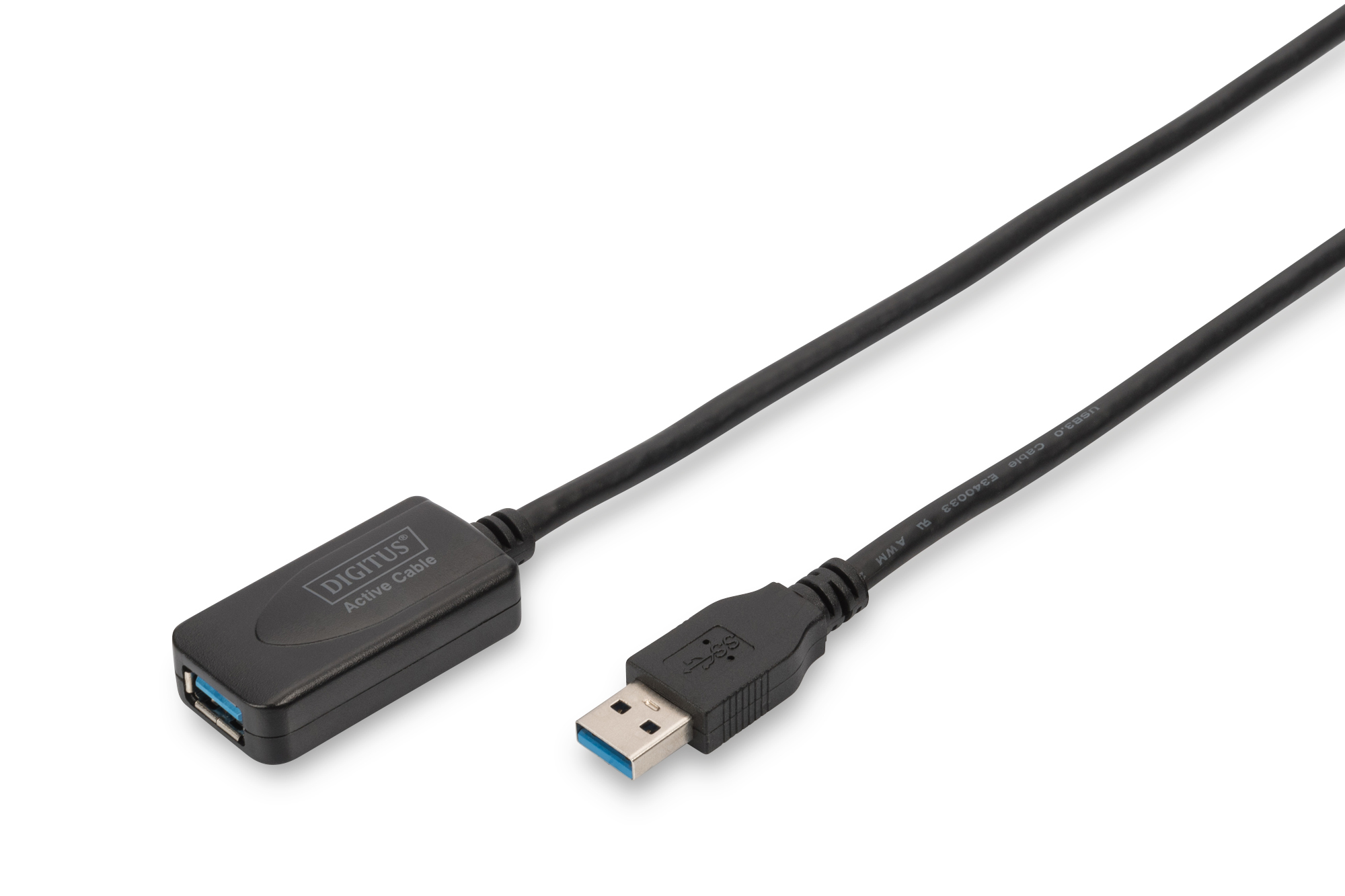 USB-C Adapter, USB 3.0 Kabel, Active Cable, USB-A zu USB-C Kabel, DIGITUS Adapter