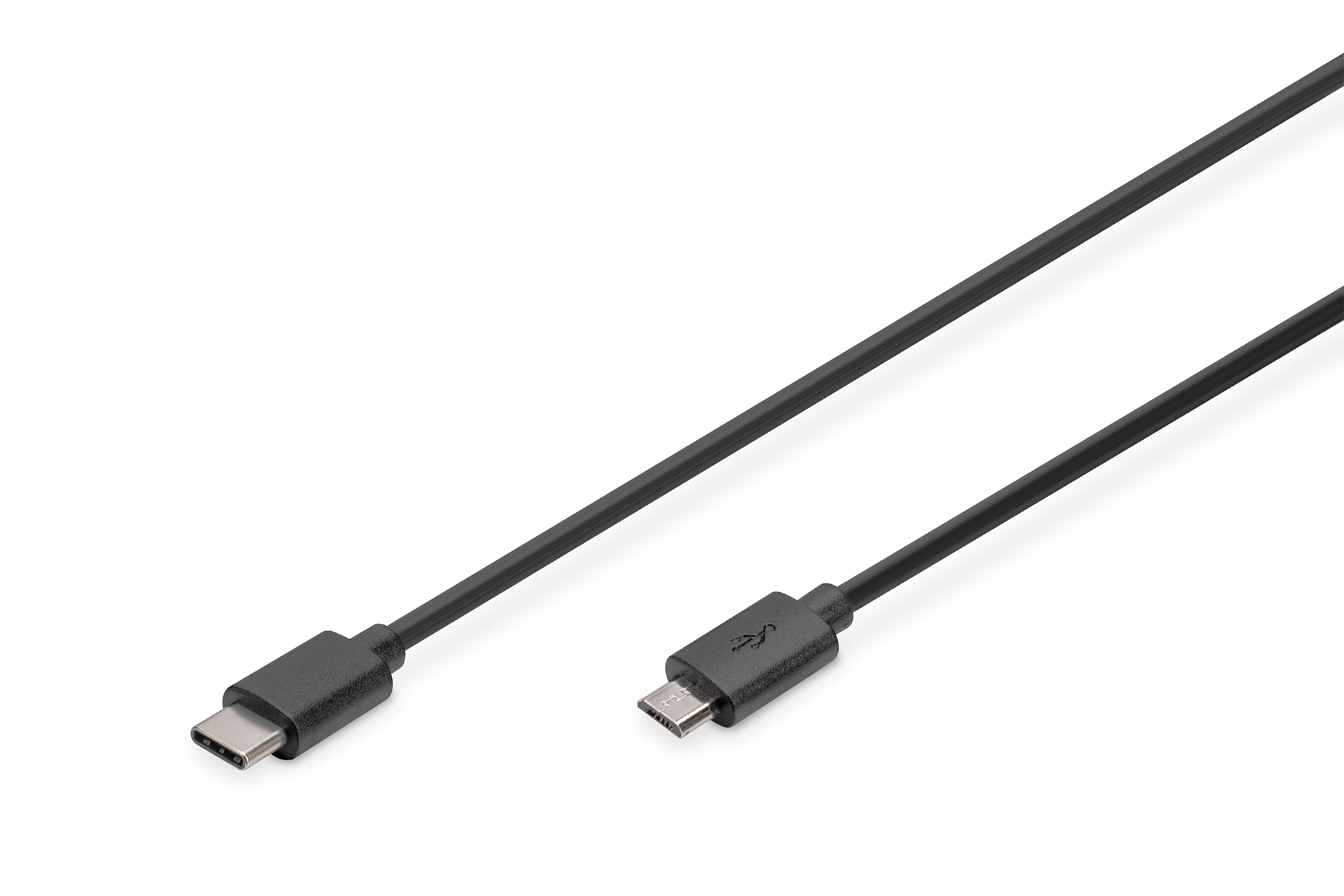 DIGITUS USB Type-C Verbindungskabel, Type-C - mikro B St/St, 1.8m