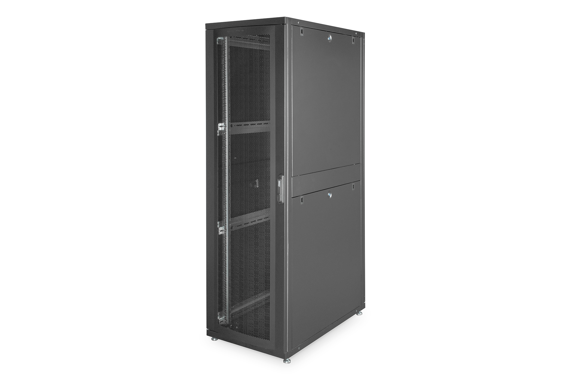 DIGITUS DN-19 SRV-42U-B-1 Serverschrank 42HE Serverschrank Unique 2050x600x1000 mm perforierte Stahltür schwarz RAL 9005 DN-19 SRV-42U-B-1 DIGITUS DN-19 SRV-42U-B-1 Serverschrank 42HE Serverschrank Unique 2050x600x1000 mm perforierte Stahltür schwarz RAL 9005 DN-19 SRV-42U-B-1
