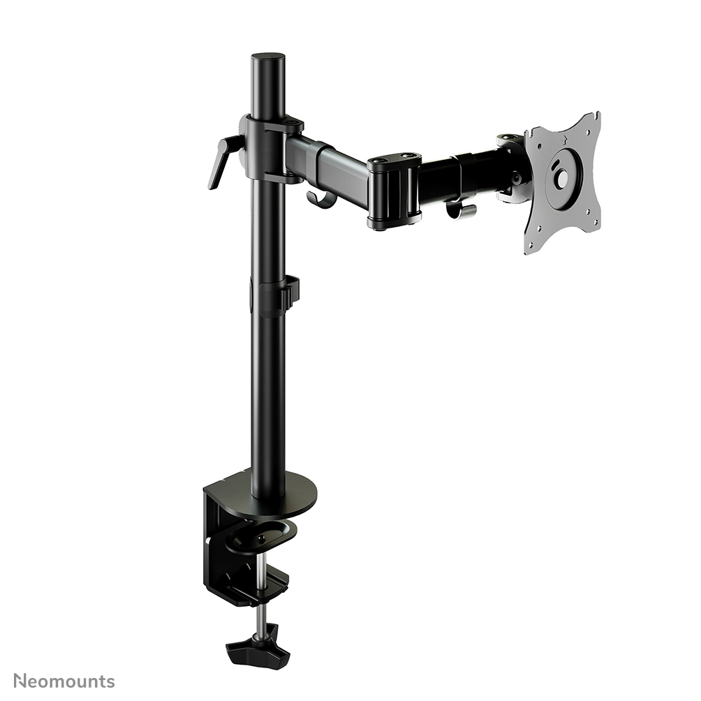 Neomounts Select Flachbild Tischhalterung - Klemme /Bolzen - 8 kg - 25,4 cm (10") - 68,6 cm (27") - 100 x 100 mm - Schwarz