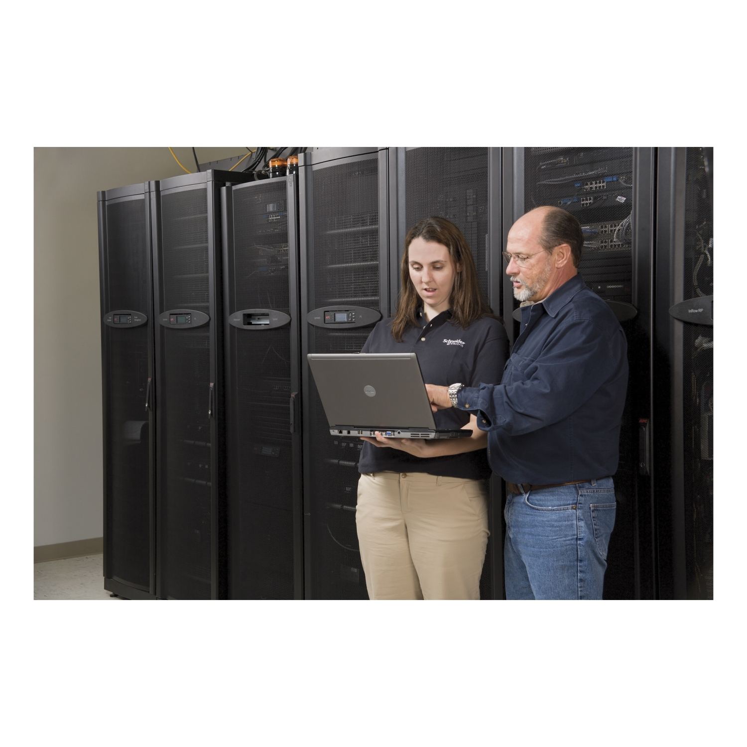 Serverrack, Datacenter, Laptop, IT-Personal, Serverraum