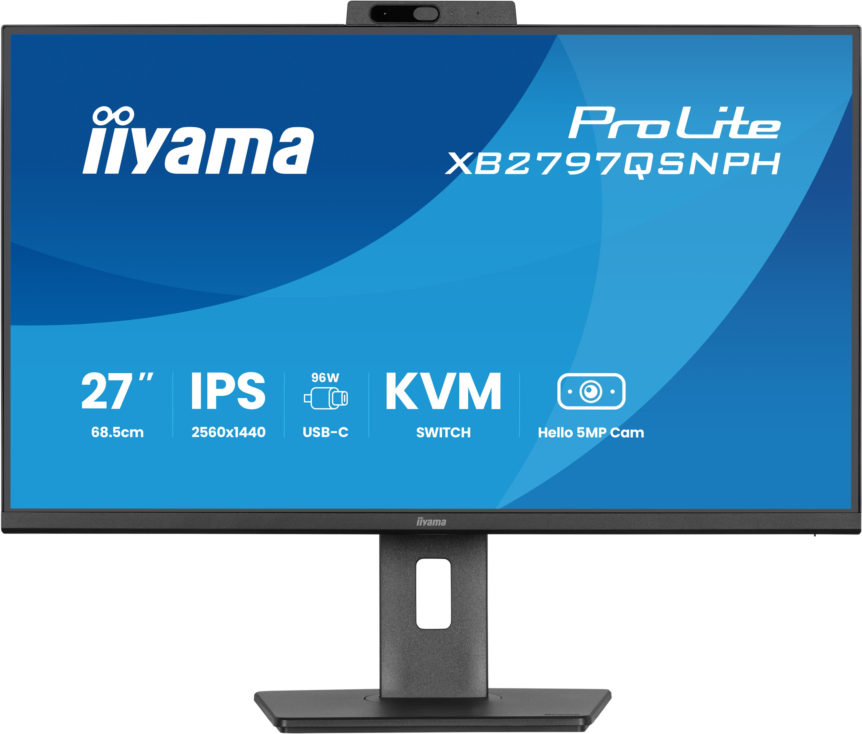 monitor, 27 Zoll, IPS, USB-C, KVM