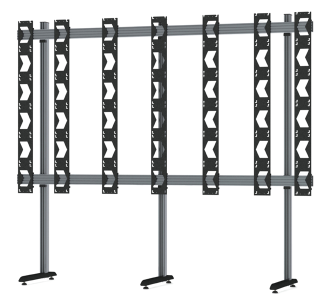 B-TECH SYSTEM X - Floor Stand for Unilumin UpanelS 6x6 DVLED Videowalls BT93UNIUPS-S-6X6/BB B-TECH SYSTEM X - Floor Stand for Unilumin UpanelS 6x6 DVLED Videowalls BT93UNIUPS-S-6X6/BB