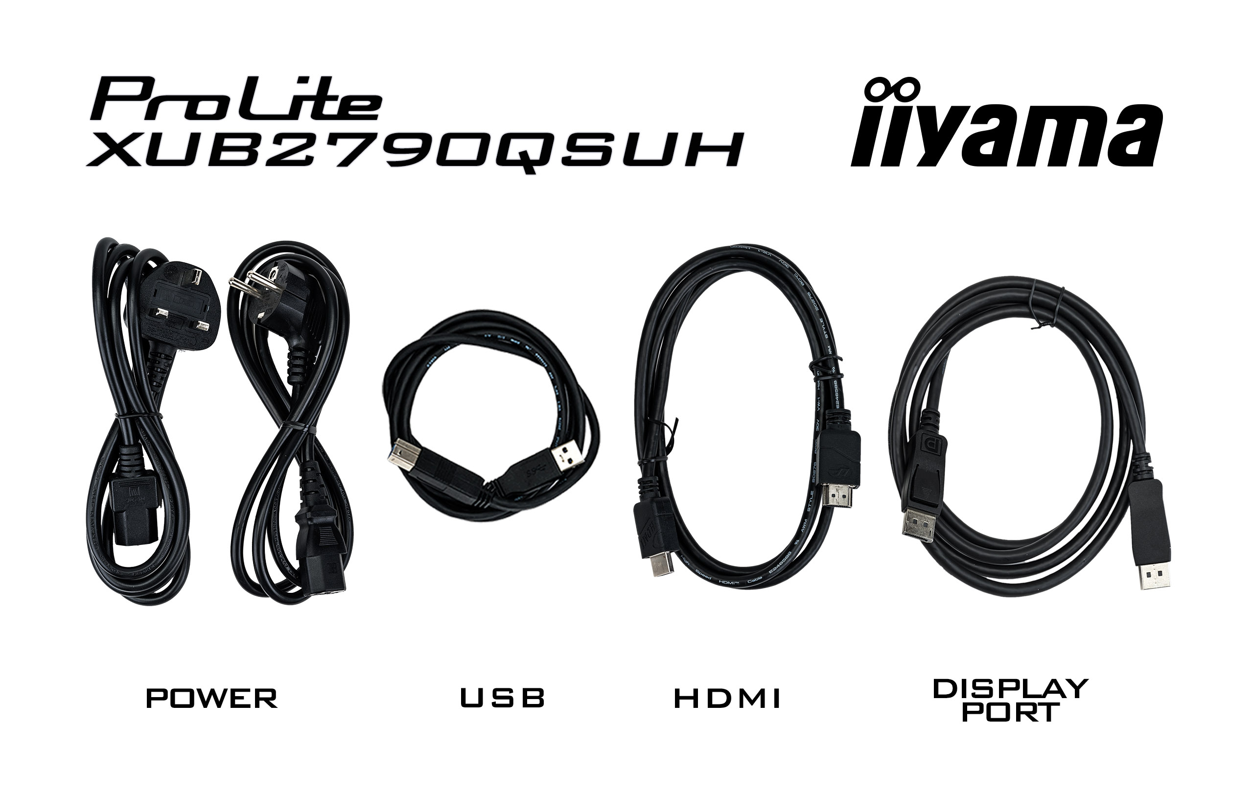 IIYAMA Monitor XUB2790QSUH-B1 Adapter, Elektronik