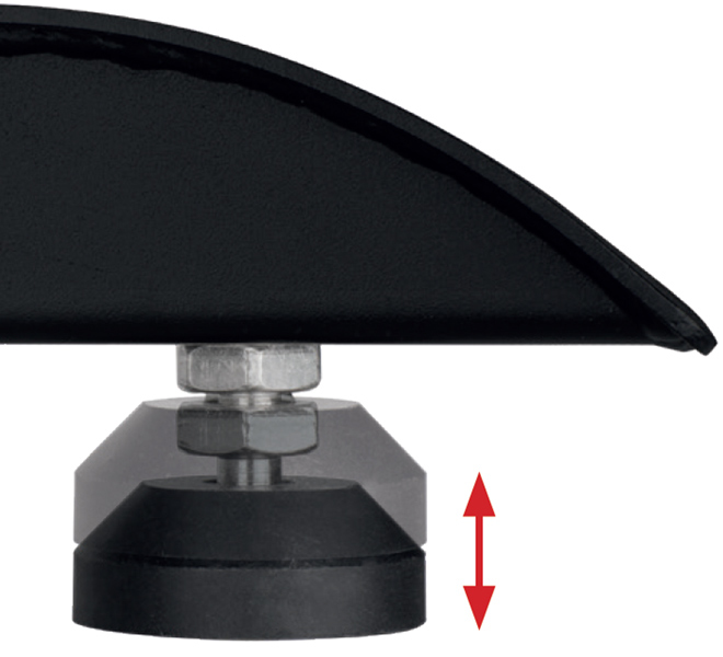 B-TECH SYSTEM X - Floor Stand for Unilumin UpanelS 4x4 DVLED Videowalls BT93UNIUPS-S-4X4/BB