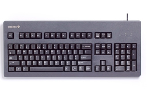 Cherry Tastatur Classic Line (G80-3000LSCDE-2) schwarz