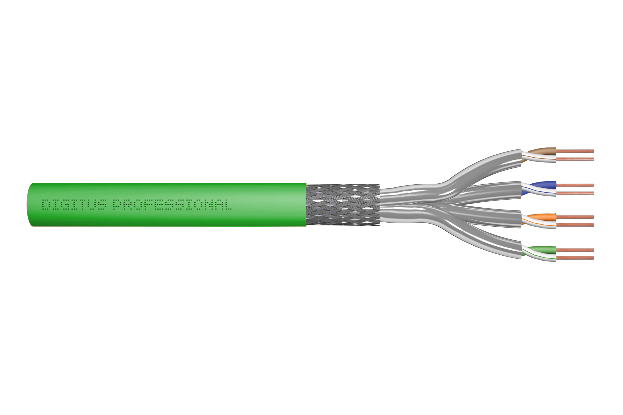 Kabel, Kabelstrang, Mehrdrähtig, Schlauchkabel, Grün