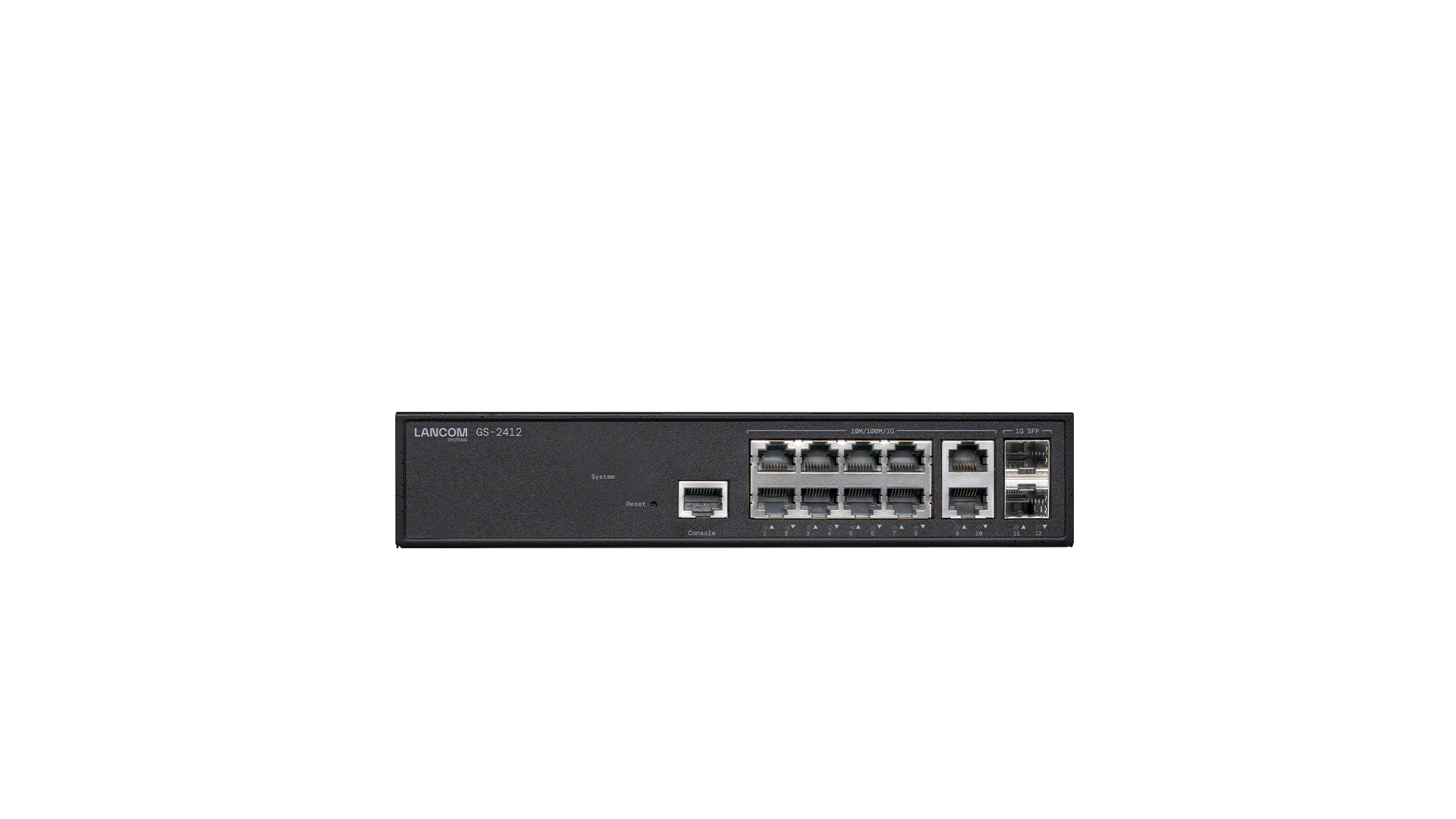 Netzwerk-Switch, LAN, Rack-Mmount, 16-Port, Schwarz