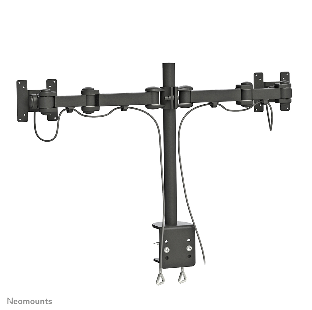 Neomounts Monitor-Tischhalterung - Klemme - 8 kg - 25,4 cm (10") - 68,6 cm (27") - 100 x 100 mm - Schwarz