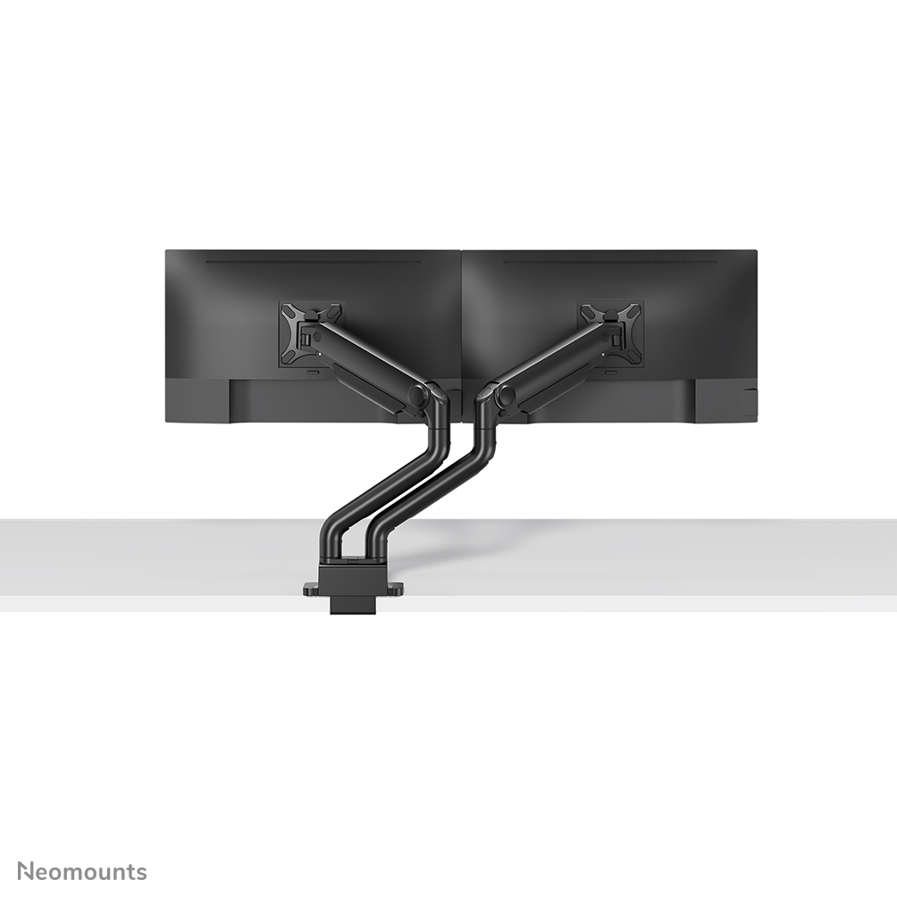 Neomounts Select Desk Mount double display topfix clamp &grommet