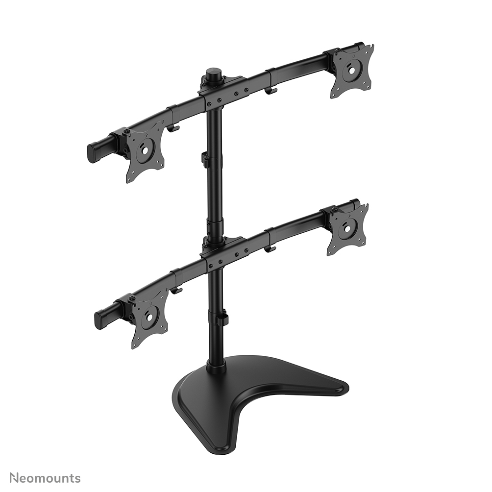 monitor arm, dual monitor stand, adjustable, vasamont, schwarz