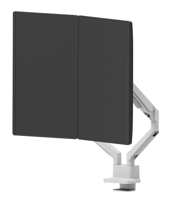 Neomounts S Tischhalterung duo 100x100 9kg/17-32"/weiss/voll beweglich