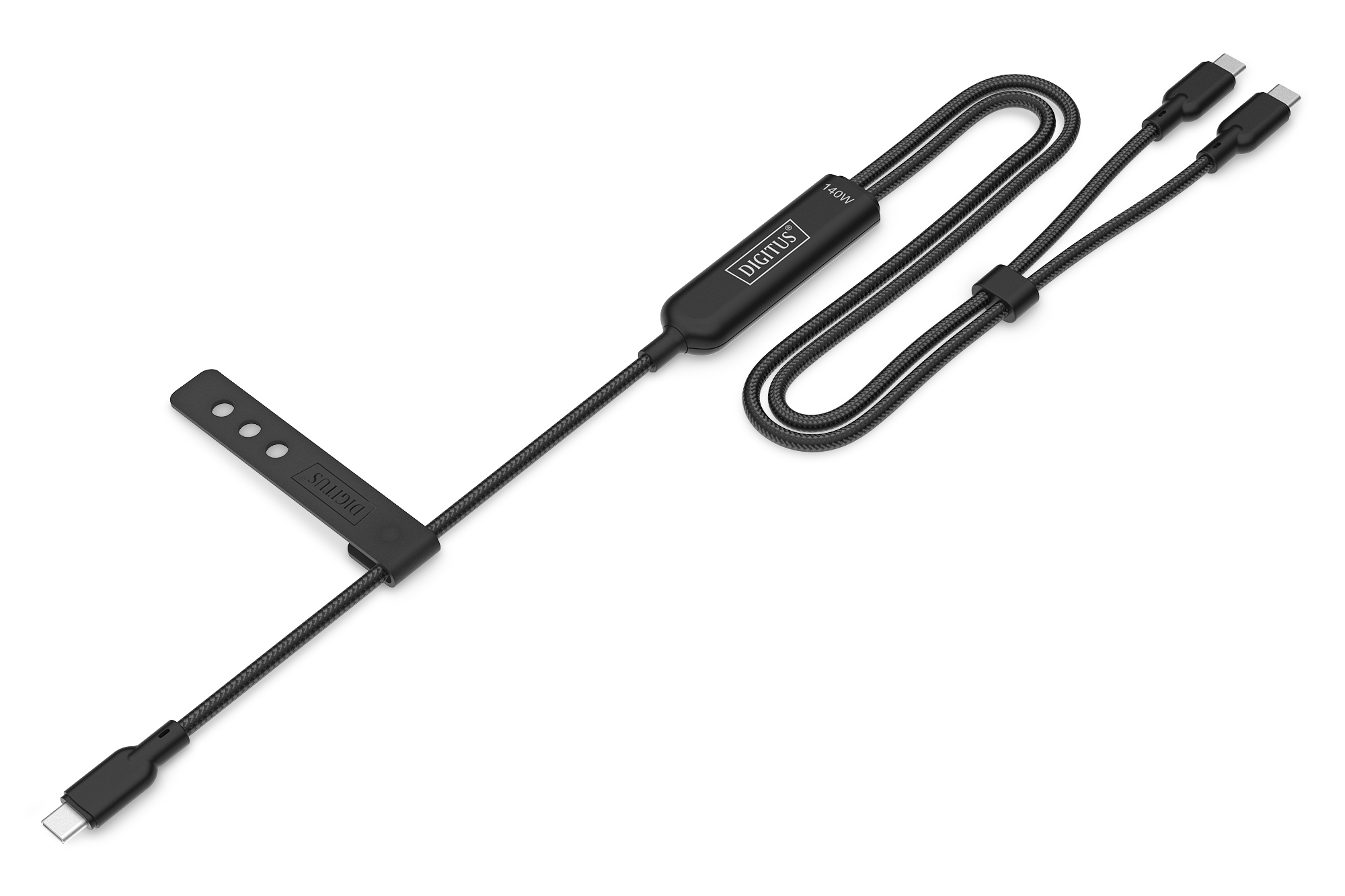 Ladekabel, USB-C, 150W, geflochten, Magnetverschluss