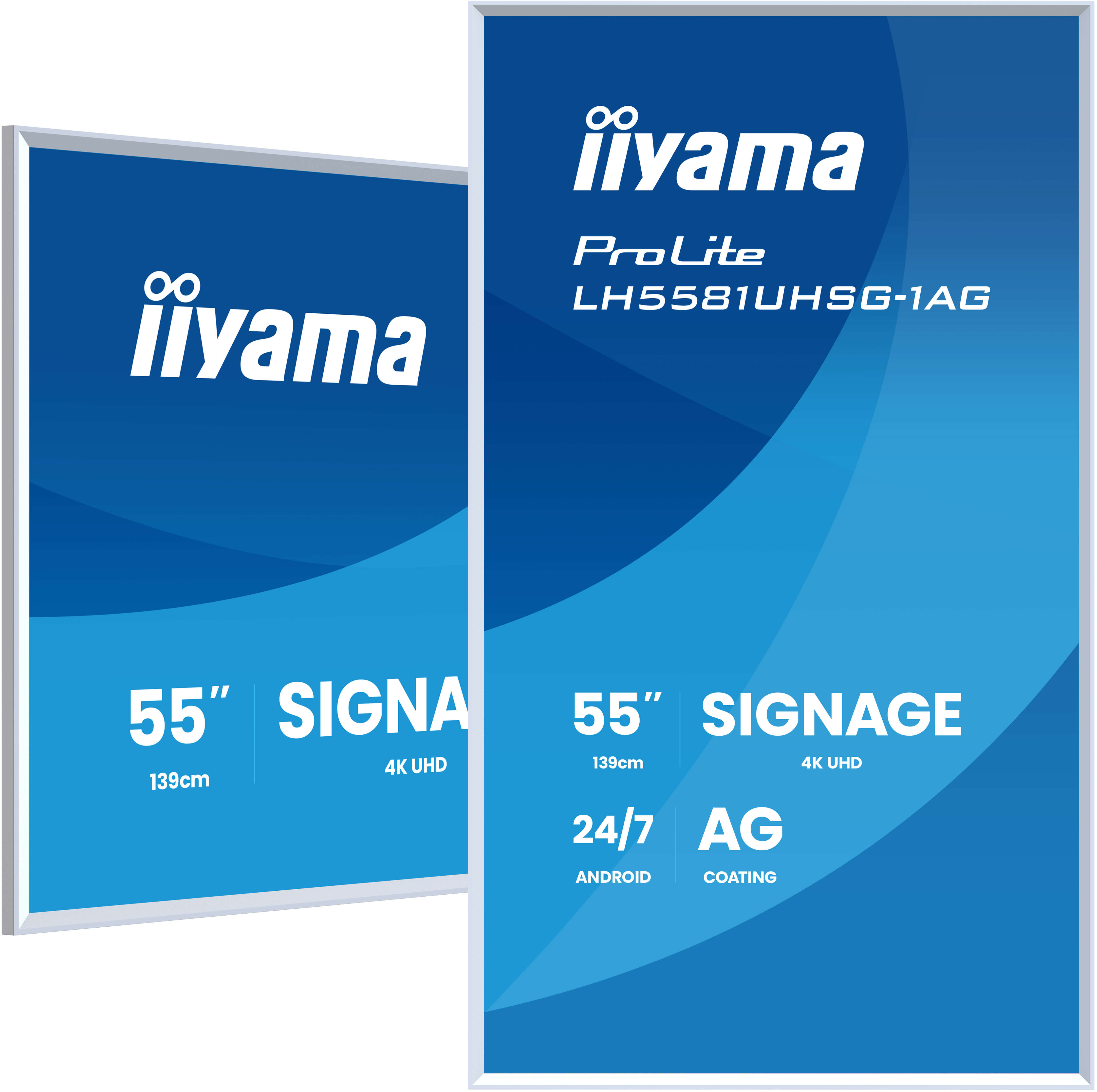IIYAMA LFD ProLite LH5581UHSG-1AG Werbung, Plakat, Text