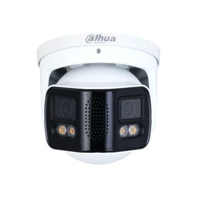 Dahua CCTV 2×4MP Full-Color Dual-Lens Splicing Eyeball WizMind Network CAMERA, DH-IPC-PDW5849P-A180-E2-ASTE-0360B
